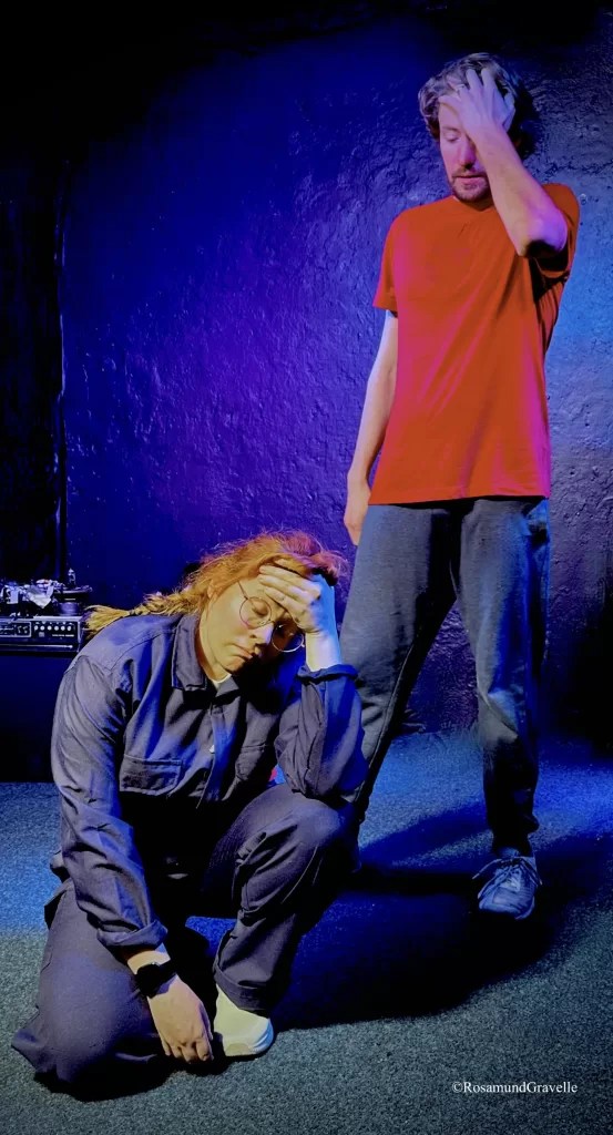 Photo from the Deaf as a Post performance at the Barons Court Theatre